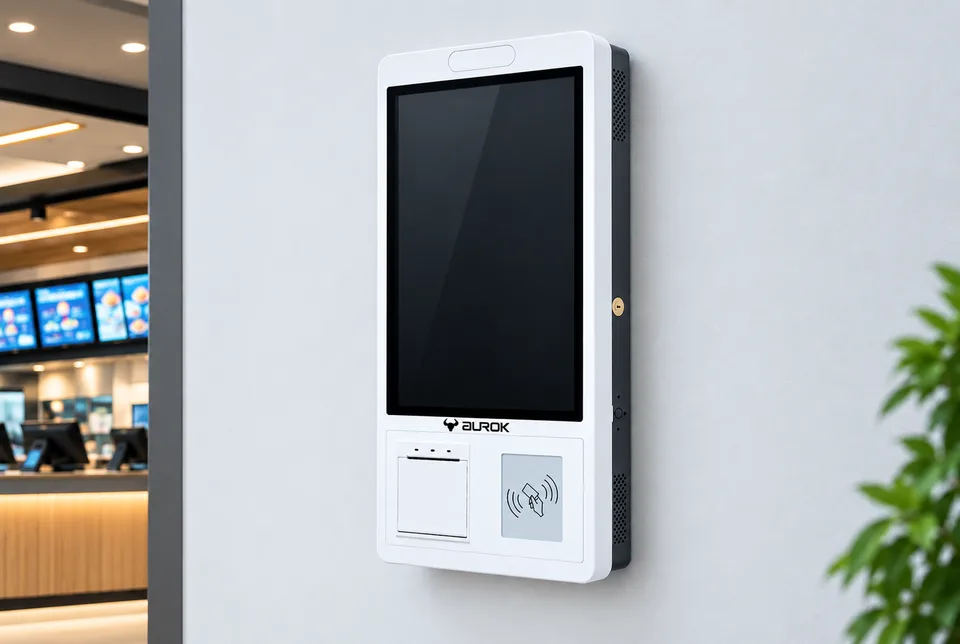 AUROK IDT2 21.5 inch Android wall-hanging touch terminal promotional view